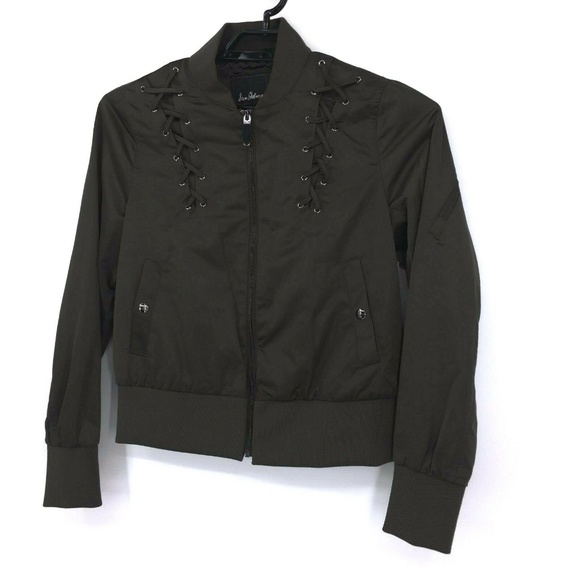 Sam Edelman Cropped Bomber Jacket Sz S & M NWT - Picture 3 of 8